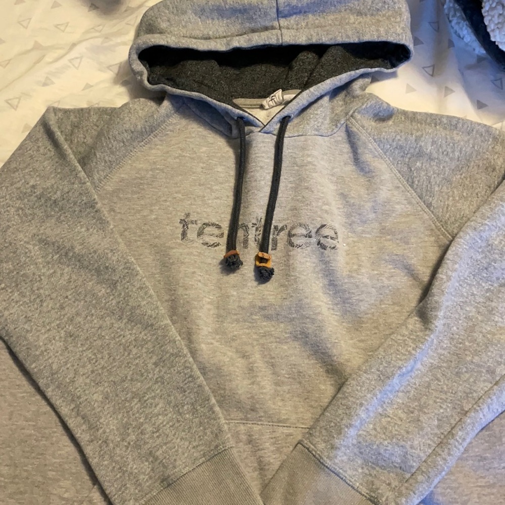 Tentree large grey hoodie